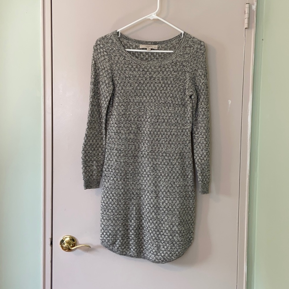 Long sleeve sweater dress